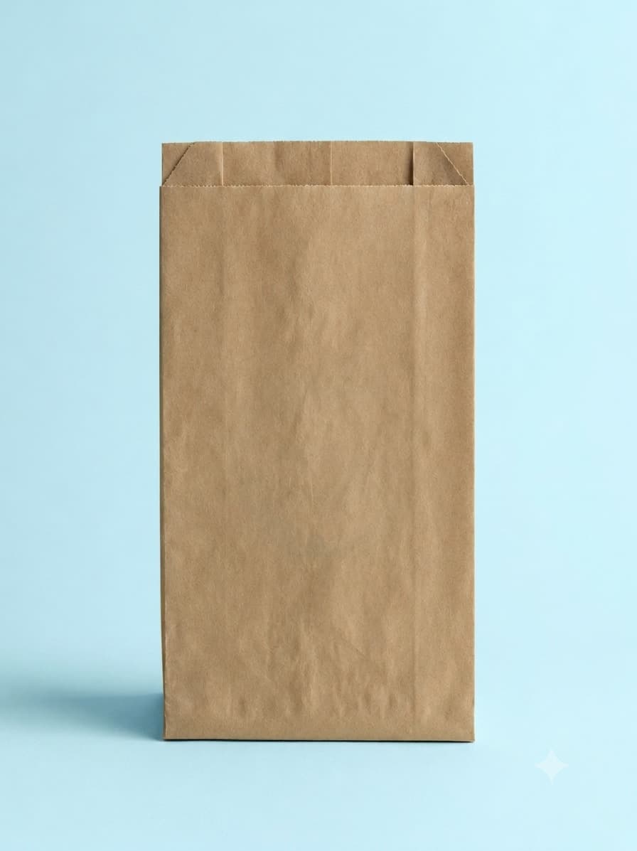 Saquito de papel kraft impreso con logo de cliente